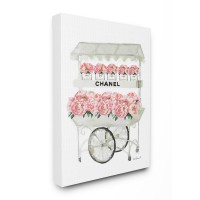 The Stupell Home Decor Collection Fashion Flower Stand Stretched Canvas Wall Art, 16 x 1.5 x 20   567607433